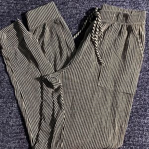 Striped pants, size xs